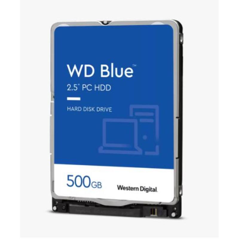 western digital wd blue mobile 500gb hdd sata 6gb/s 7mm metallico uomo