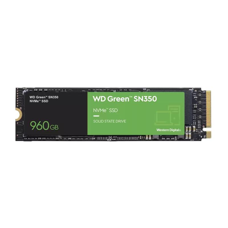 Western digital green sn350 ssd 960gb m.2 nvme 2280 pci express 3.0 x4