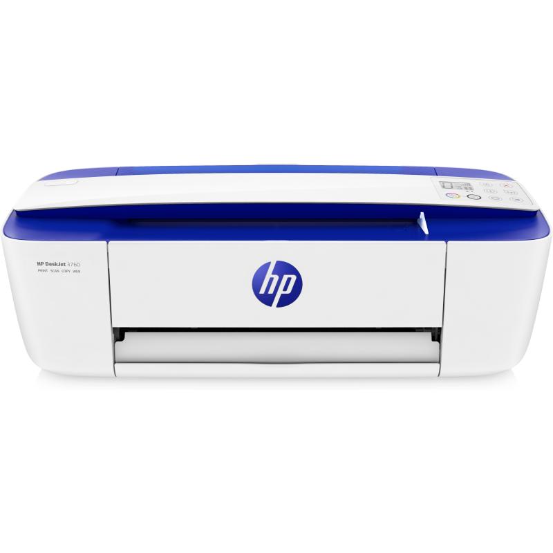Image of Hp stampante multifunzione deskjet 3760 inkjet wi fi white blue