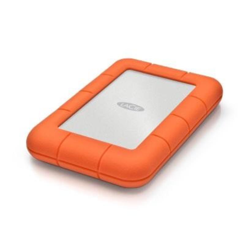 la cie lacie rugged mini 5.000gb hard disk esterno portatile usb 3.0 resistente ad urti e cadute grigio uomo