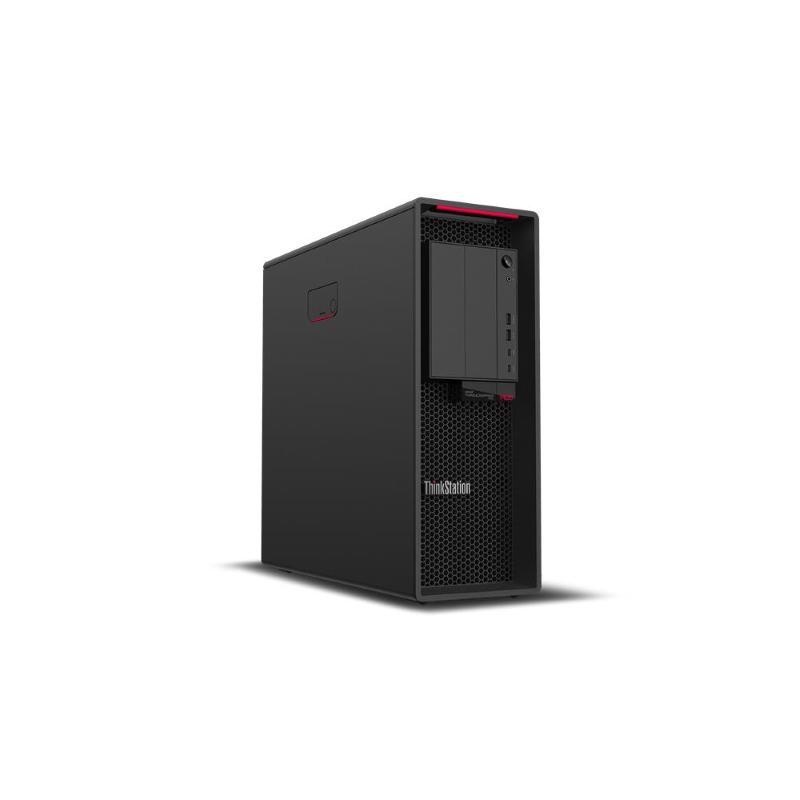 Image of Lenovo thinkstation p620 workstation amd ryzen threadripper pro 5945wx 4.1ghz ram 64gb-ssd 1.000gb m.2 nvme-win 11 prof black (30e000gmix)