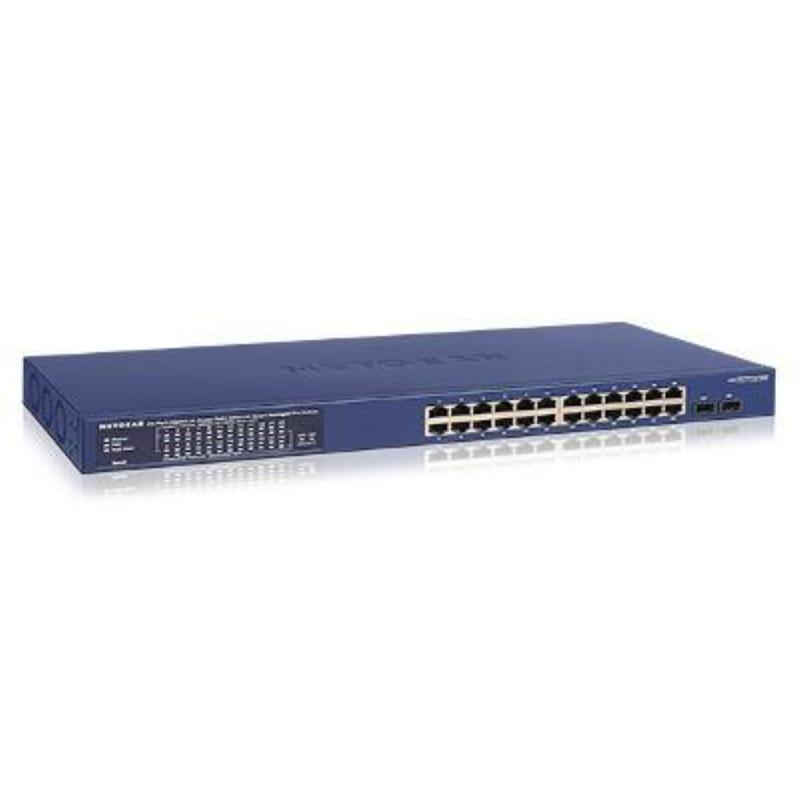 Image of Netgear gs724tpp switch 24 poerte gestito l2/l3/l4 gigabit ethernet (10/100/1000) blu supporto power over ethernet (poe)