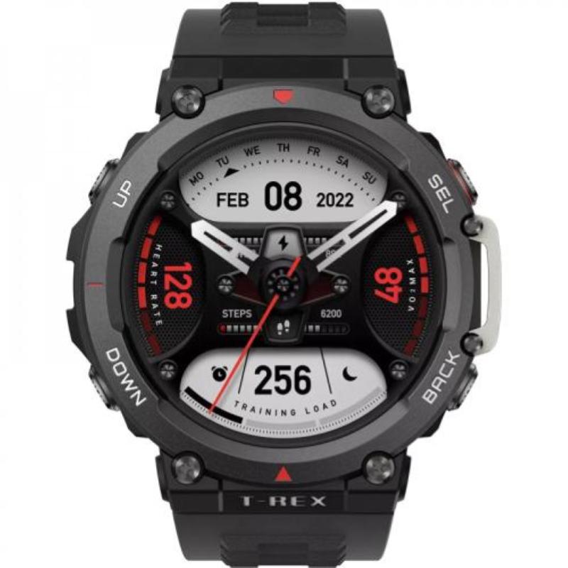 Amazfit t-rex 2 1.39 gps sport salute notifiche resistente e impermeabile 10 atm ember black