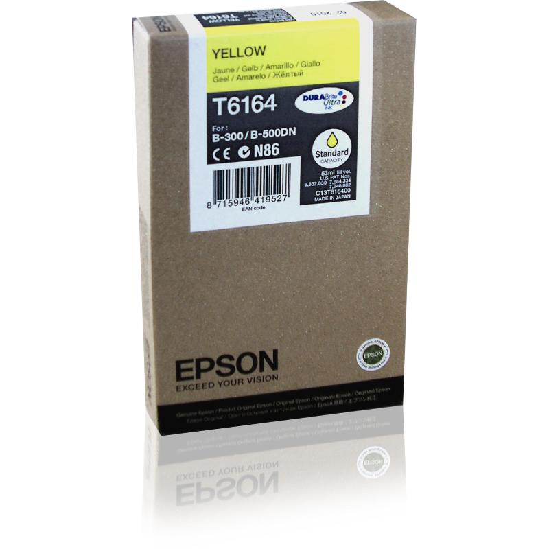Image of Epson t6164 cartuccia inkjet giallo per epson b-300nepson b-310nnepson b-500dnnepson b-510dn