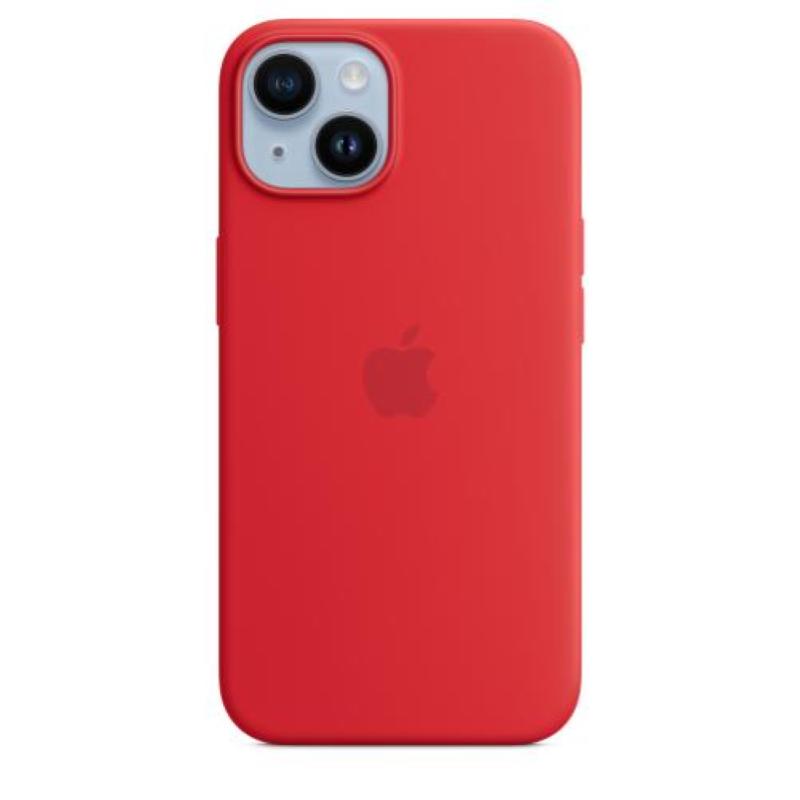 Image of Apple custodia magsafe inÂ silicone per iphoneÂ 14 (product)red