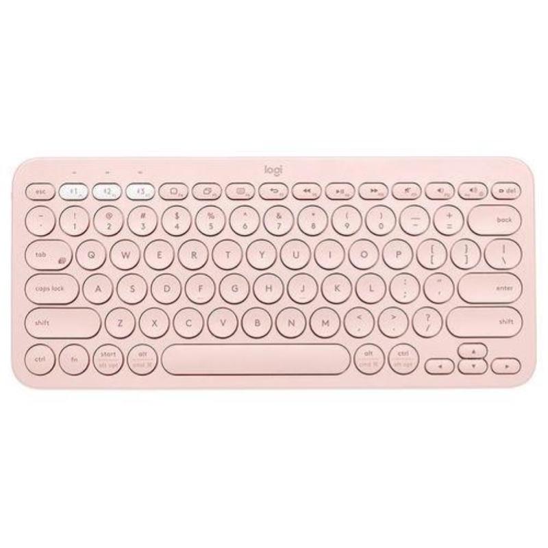 Image of Logitech k380 tastiera mini wireless multi device rosa