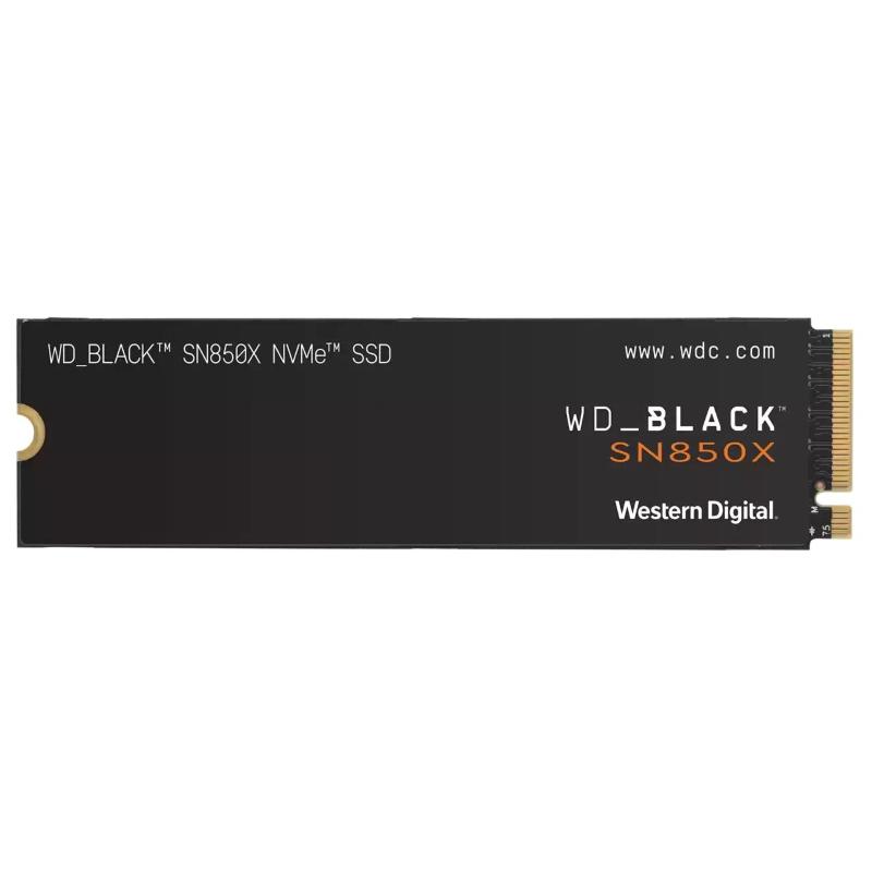 Image of Western digital black sn850x ssd 4.000gb m.2 pci express 4.0 nvme velocita di lettura 7300 mb/s velocita di scrittura 6600 mb/s black