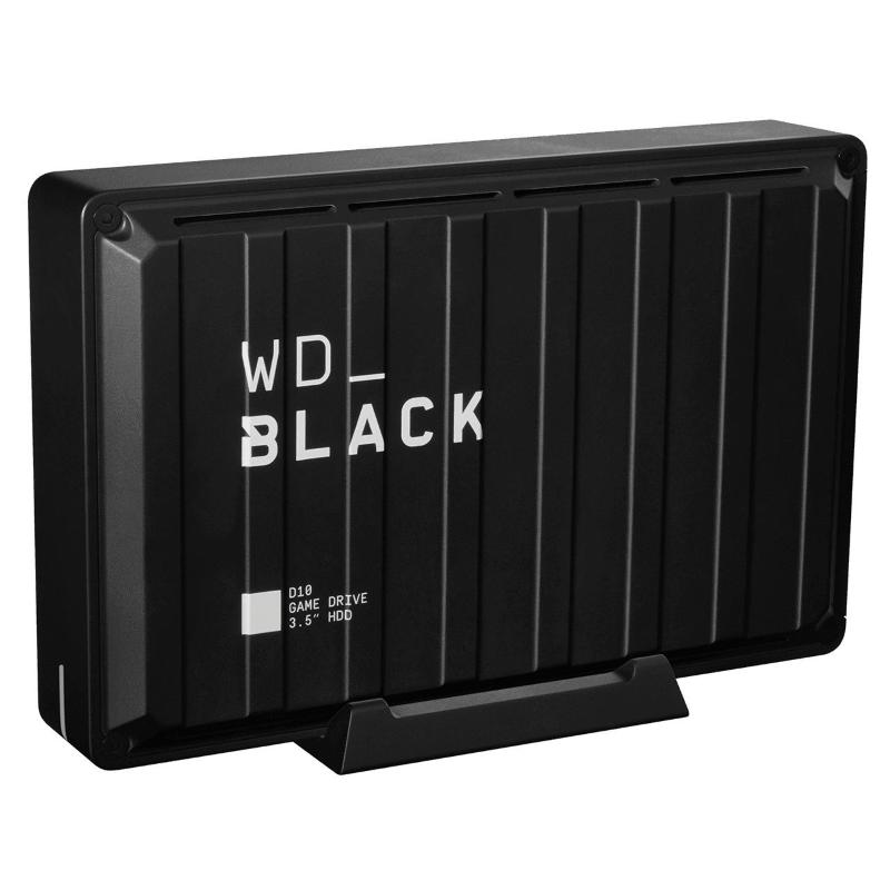 Image of Western digital wd_black d10 game drive wdba3p0080hbk hard disk esterno 8tb portatile usb 3.2 gen 1 7200 rpm nero
