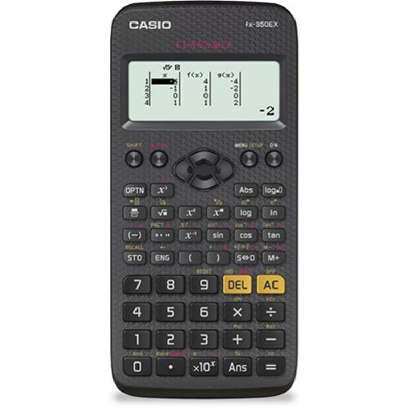 Image of Casio classwiz fx-350ex calcolatrice scientifica nero
