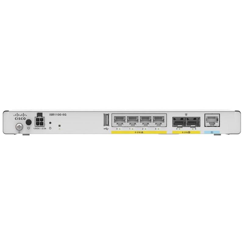 Isr1100 router 4 ge lan/wan ports and 2 sfp ports 4gb ram