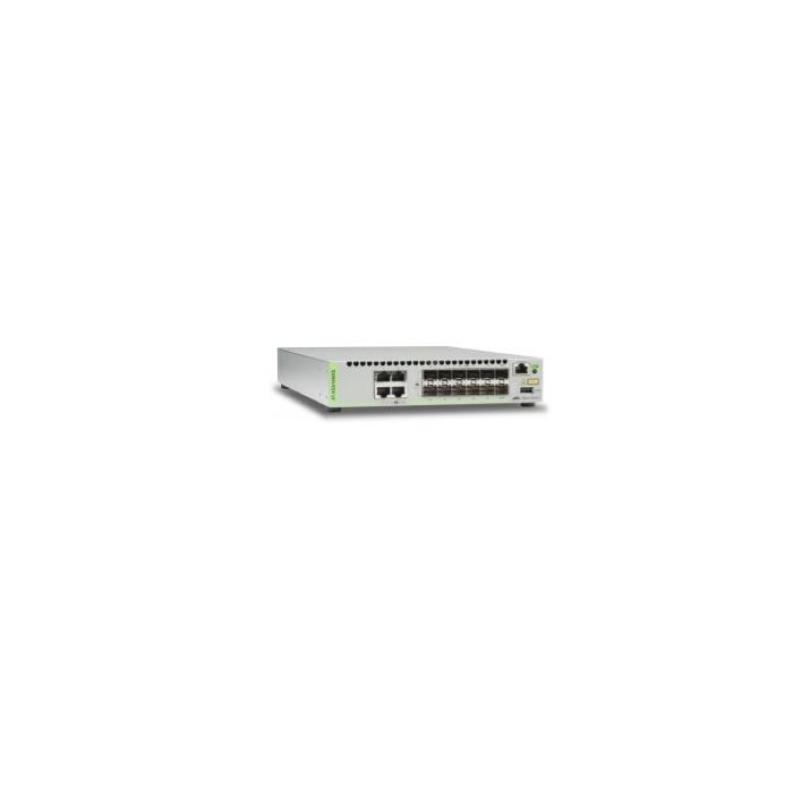 Allied telesis at-xs916mxs-50 switch gestito l3 4 porte rj-45 100/1000/10000 mbps 12 slot sfp+ colore grigio