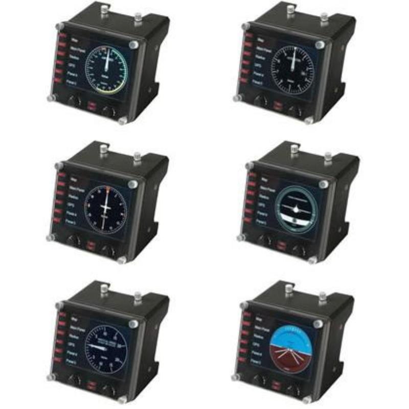 Logitech saitek pro flight instrument panel pannello per simulatore di volo cablato per pc