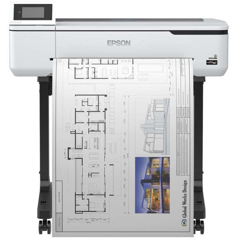 Image of Epson surecolor sc-t3100 plotter 24 grandi formati ink jet a colori wi-fi lan usb 3.0 rotolo a1
