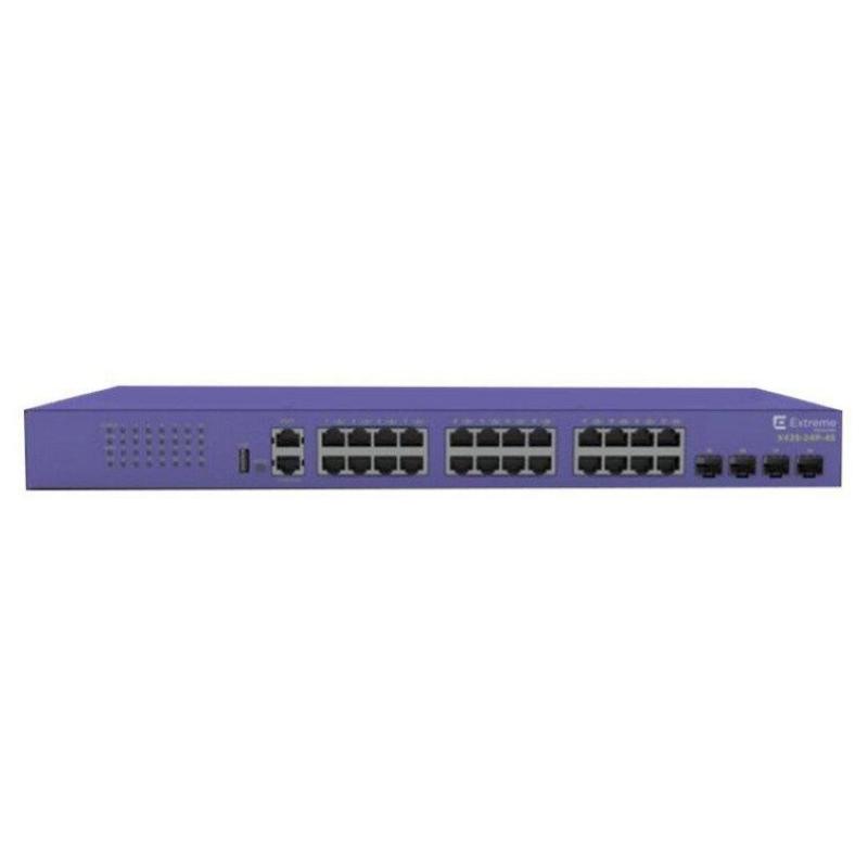 Extreme networks extremeswitching x435 gestito gigabit ethernet 10-100-1000 supporto power over ethernet viola