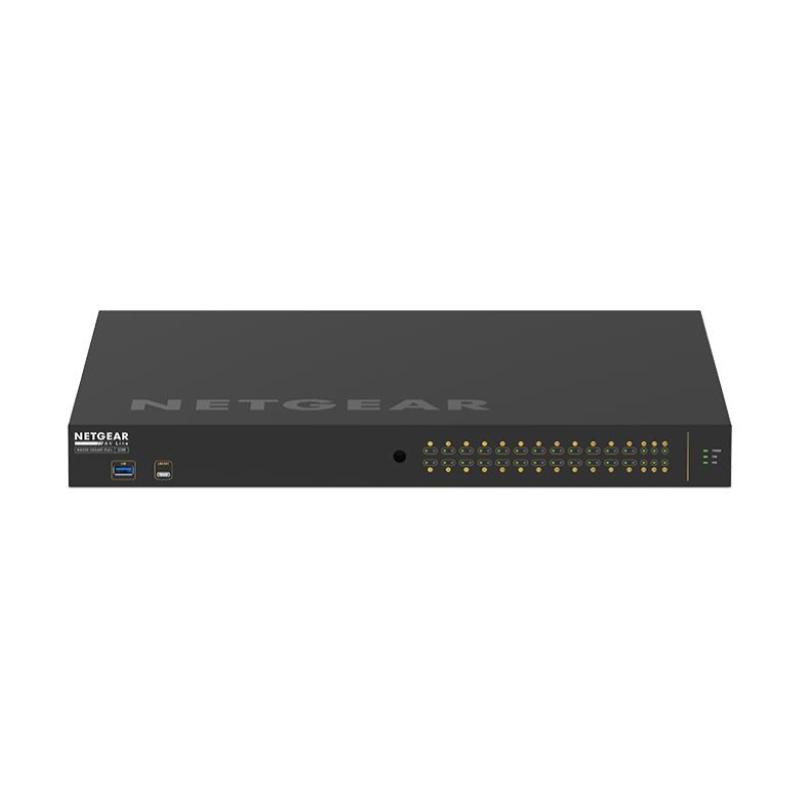 Netgear gsm4230px-100eus switch gestito l3 gigabit 24 x 10/100/1000 (poe+) + 2 x 10/100/1000 + 4 x 1 gigabit / 10 gigabit sfp+ poe+ 480w