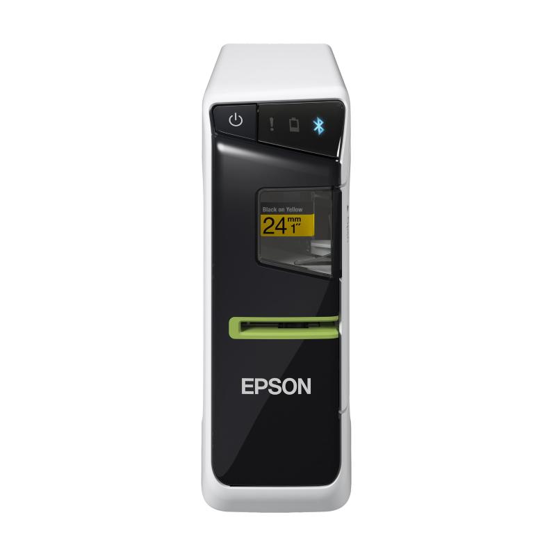 Image of Epson lw-600p labelworks stampante termica per etichette bluetooth con cavo e senza cavo 220v 180x180 dpi nero grigio