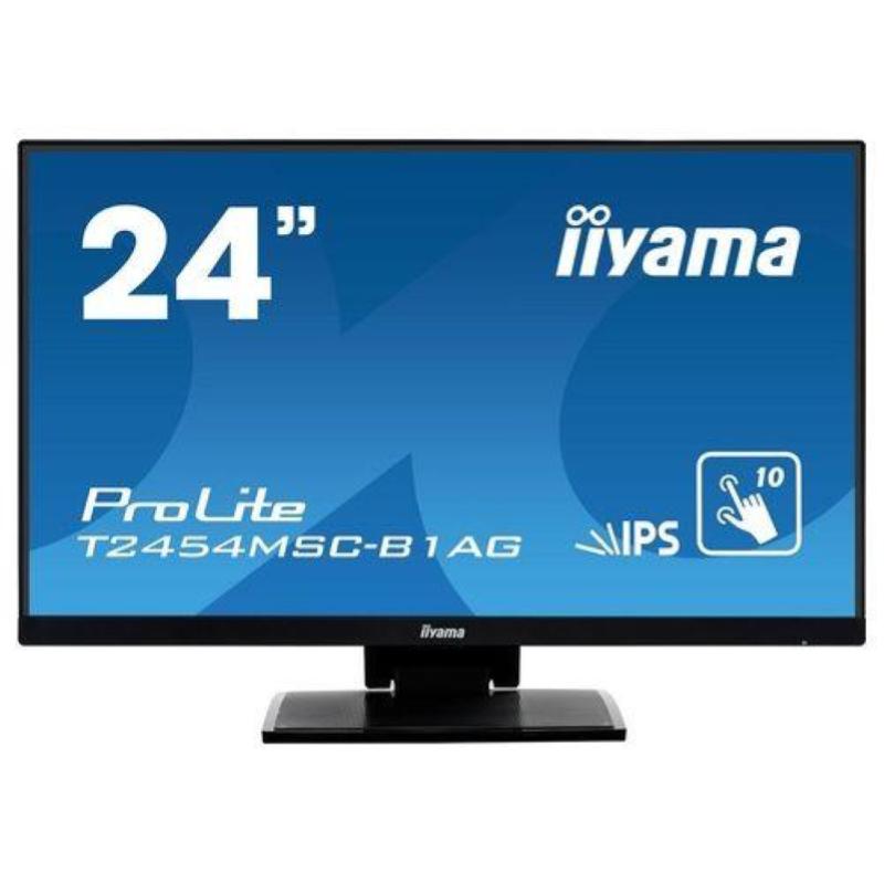 Image of Iiyama monitor 23.8`` led ips multitouch prolite t2454msc-b1ag 1920x1080 full hd tempo di risposta 4 ms