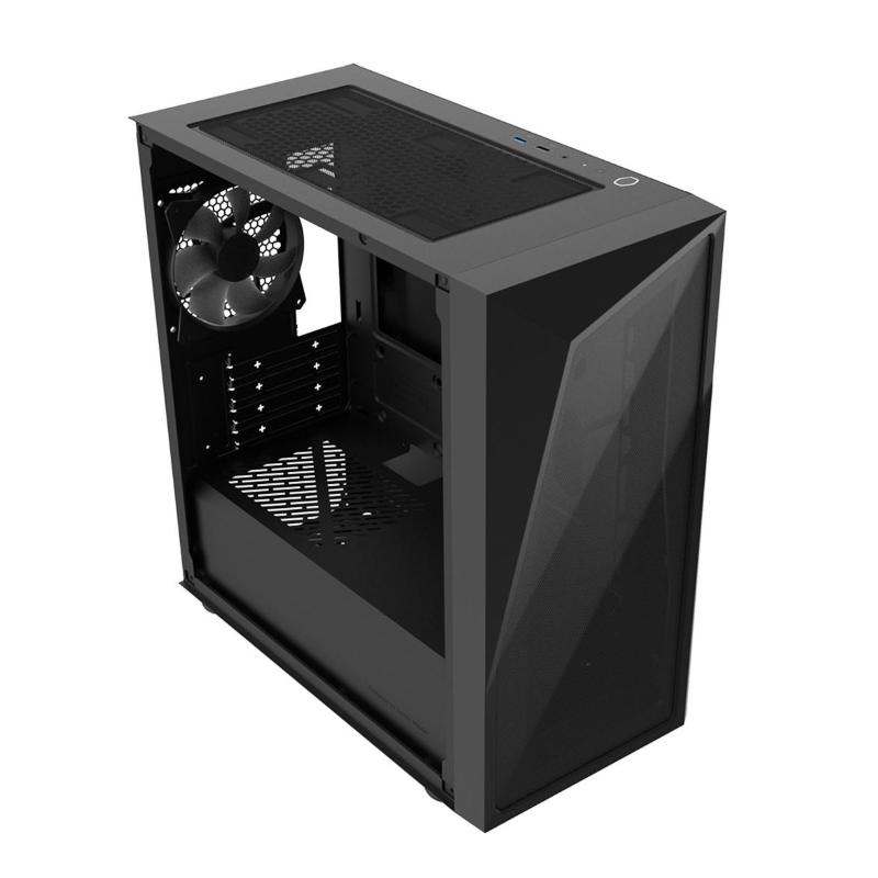 Image of Cooler master case micro atx mid tower cmp 320 l tempered glass desktop