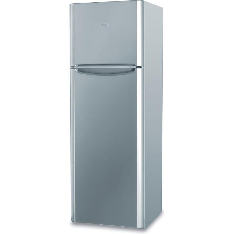 Image of Indesit tiaa 12 v si 1 frigorifero doppia porta classe energetica f capacita` 318 litri raffreddamento low frost argento