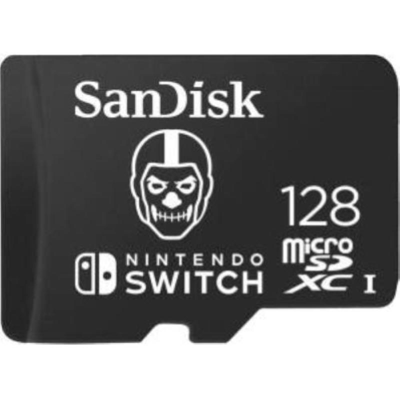 Image of Sandisk 128gb fortnite microsdxc fino a 100 mb-s uhs-i class 10 u3 ideale per nintendo switch