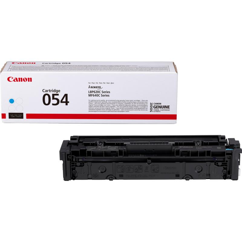 Image of Canon cartridge 054 toner laser-jet 1.200 pagine ciano