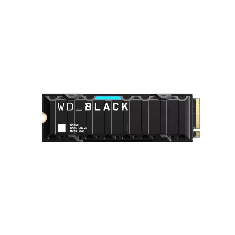 Image of Western digital black sn850 ssd m.2 2.000gb pci express 4.0 nvme ufficialmente concessa in licenza per ps5 consoles fino a 7000mb/s black
