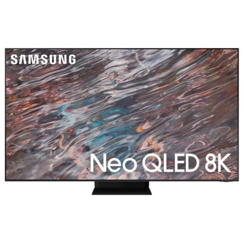 Image of Samsung series 8 tv neo qled 8k 85â? qe85qn800a smart tv wi-fi stainless steel 2021