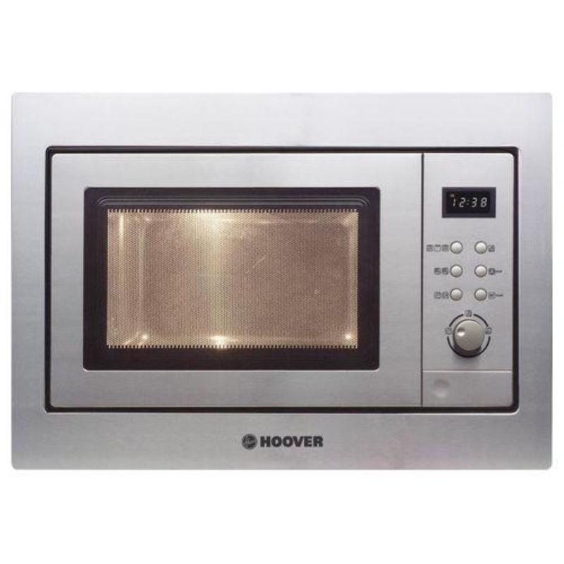 Image of Hoover h-microwave 100 hmg281x microonde con grill da incasso capacita` 28 litri potenza 900w 8 livelli di potenza controllo elettronico acciaio inossidabile