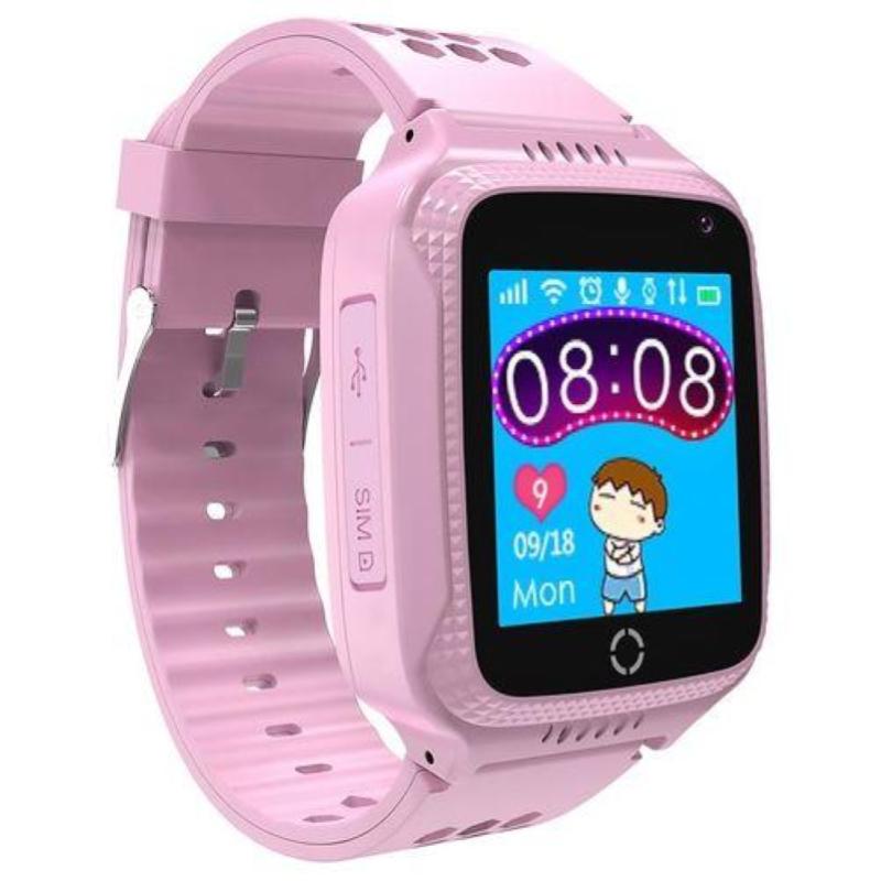 Image of Celly smartwatch per bambini telefonate messaggi localizzazione gps rosa