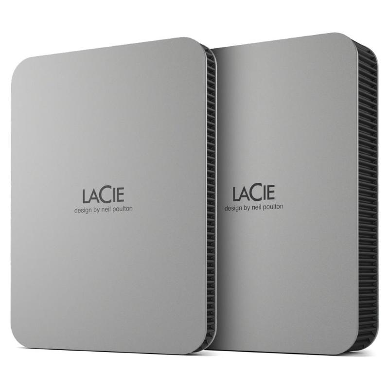 Image of Lacie mobile drive v2 (2022) hdd 4.000gb 2.5 usb 3.1-c silver