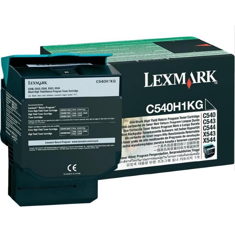 Image of Lexmark 0c540h1kg toner nero per c540 / c543 / c544 / c546 / x543 / x544 / x546 2.500 pagine