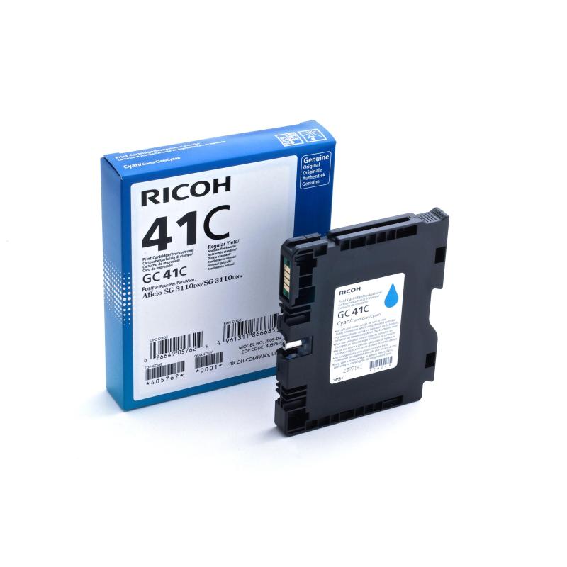 Image of Ricoh rhgc41c cartuccia inkjet ciano per aficio sg3110dn-3110dnw