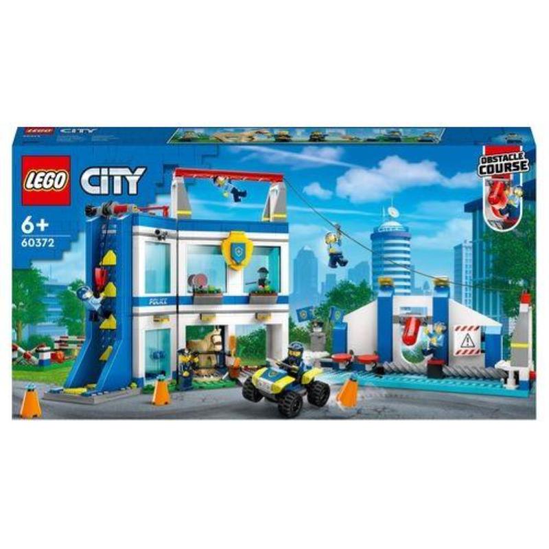 Image of Lego city 60372 accademia di addestramento della polizia con macchina, cavallo giocattolo e 6 minifigure, giochi per bambini