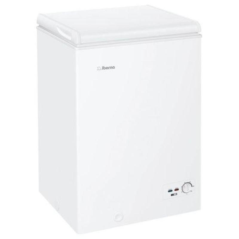 Image of Iberna ichh100 congelatore a pozzetto orizzontale capacita` 98 litri classe energetica f 143 cm bianco