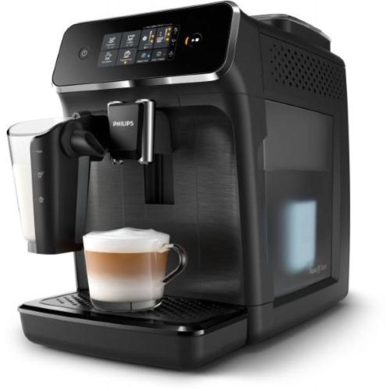 Philips ep2230-10 series 2200 macchina da caffe` sistema automatico potenza 1500 w capacita` 1,8 litri sistema lattego display touch nero