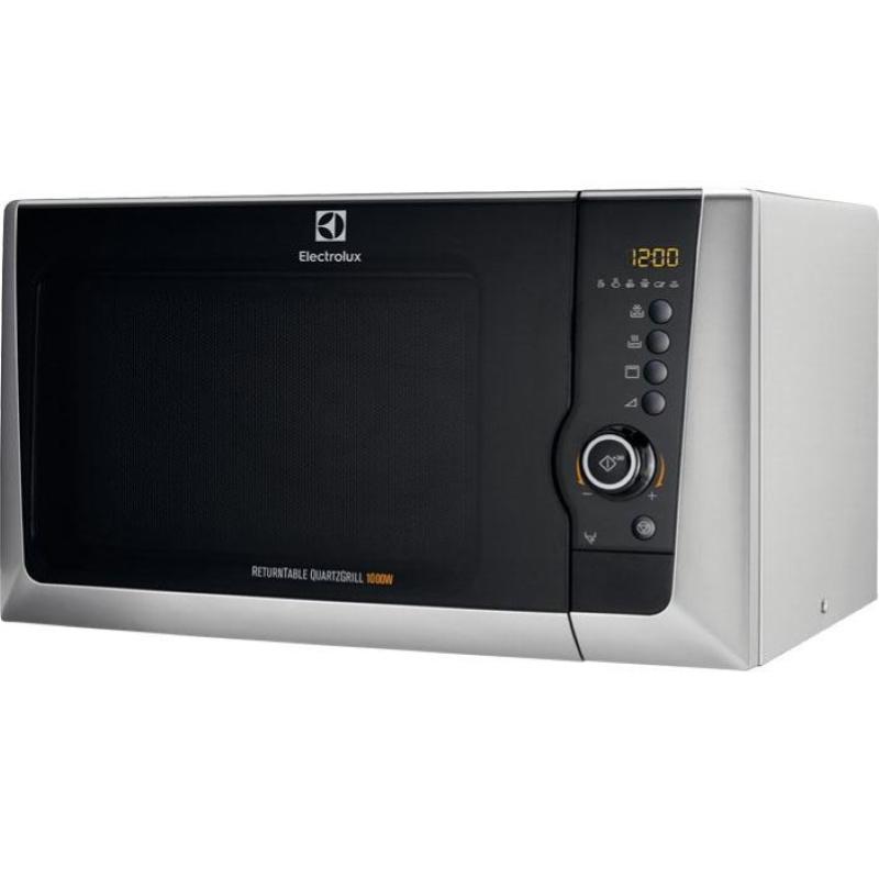 Image of Electrolux ems28201os forno a microonde con grill capacita` 28 litri potenza 900 w display digitale silver