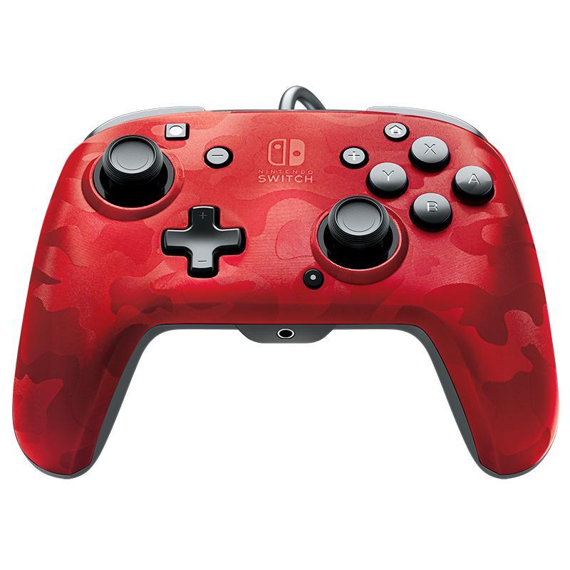 Image of Faceoff controller deluxe+ camo red