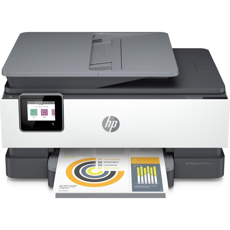 Image of Hp officejet pro 8024e stampante multifunzione a getto termico d`inchiostro a4 4800x1200 dpi 20 ppm wi-fi