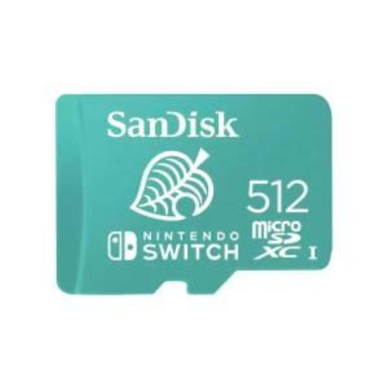 Image of Switch micro sdxc sandisk 512gb for nintendo switch
