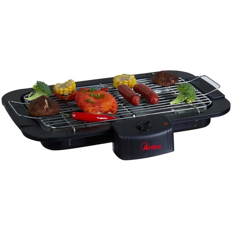 Image of Ardes ar1b01 barbecue elettrico portatile 2200 w nero