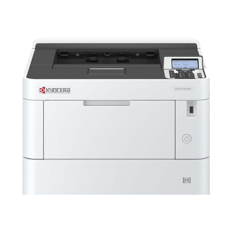 Image of Kyocera ecosys pa4500x stampante laser monocromatica a4 1200x1200 dpi stampa fronte/retro 45 ppm display lcd bianco