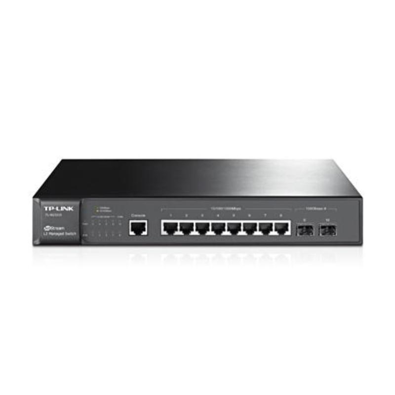 Tp-link tl-sg3210 switch di rete gestito 8 x 10/100/1000 + 2 x gigabit sfp
