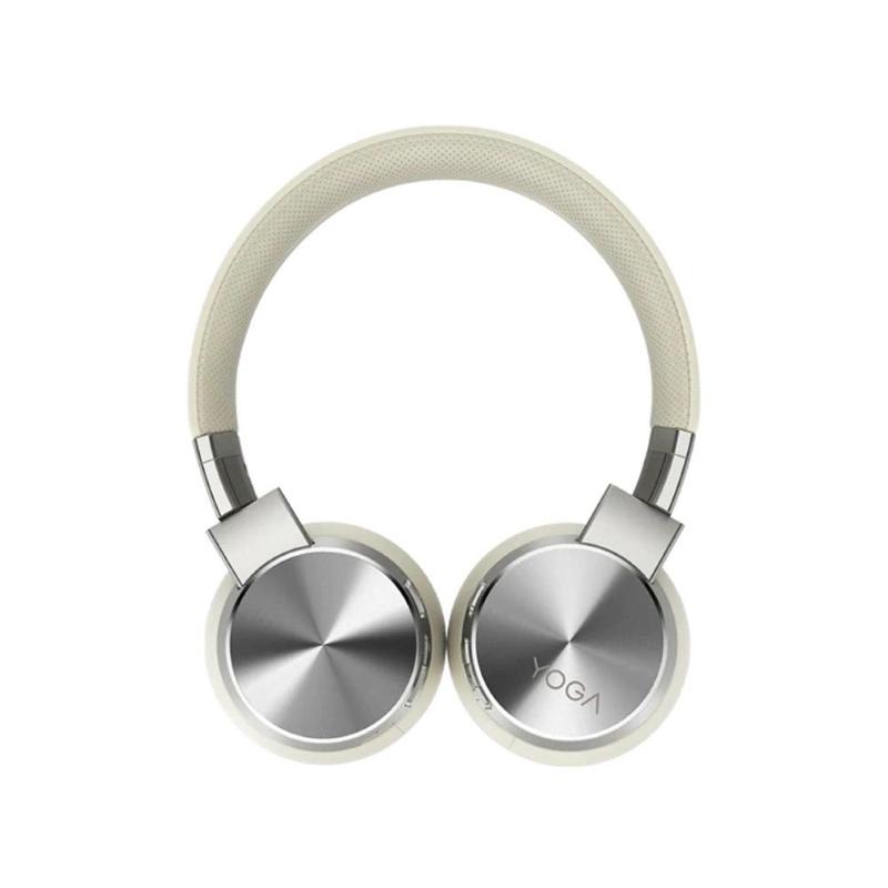 Image of Lenovo yoga anc headphone cuffie bluetooth con microfono cancellazione attiva del rumore bianco