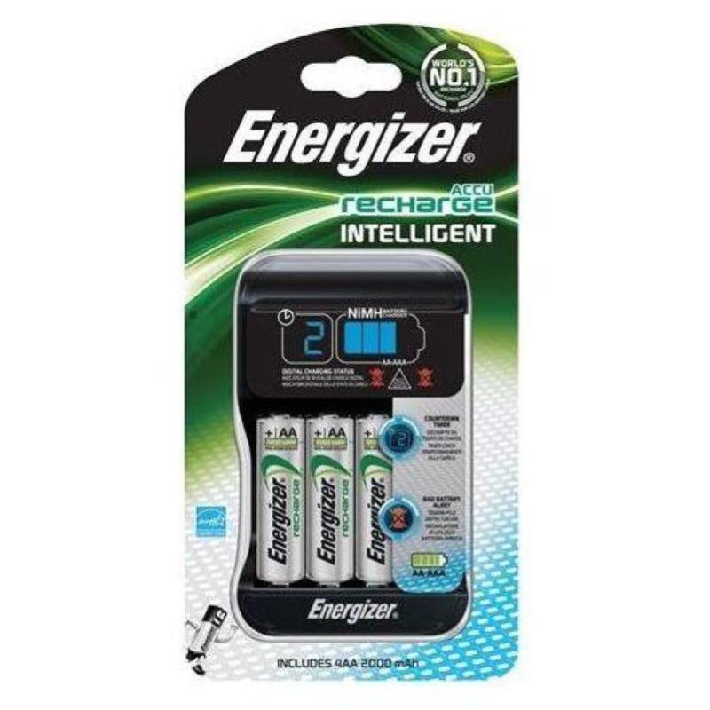Image of Energizer pro charger caricatore con 4 batterie aa stilo 2000mah