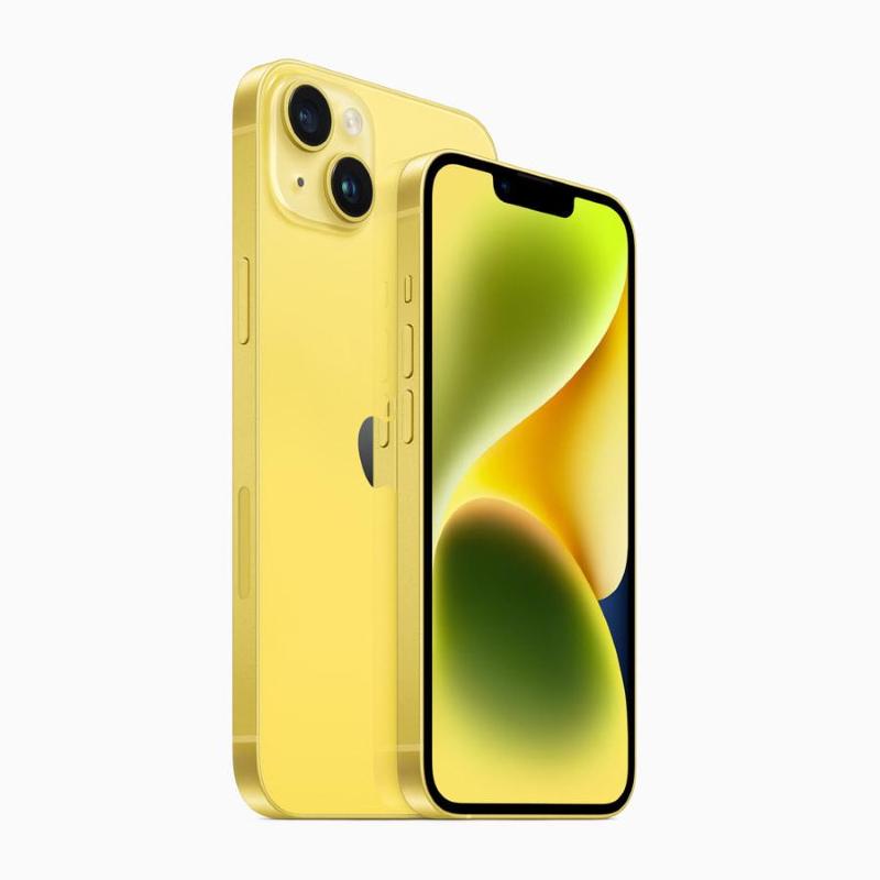 Apple iphone 14 dual sim 6.1 256gb 5g italia yellow