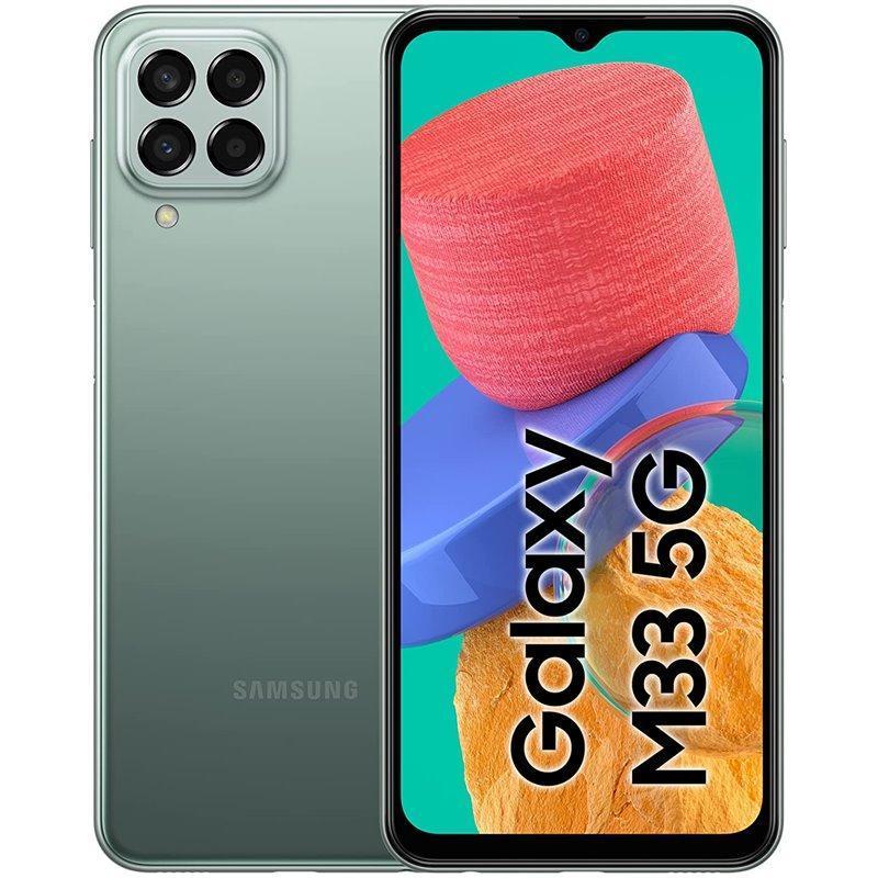 Samsung m336 galaxy m33 5g dual sim 6.6 octa core 128gb ram 6gb 5g italia green