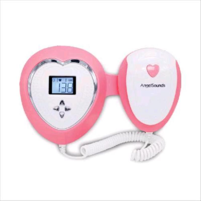 Image of Angel sound jumper fetal doppler ecodoppler fetale bianco rosa