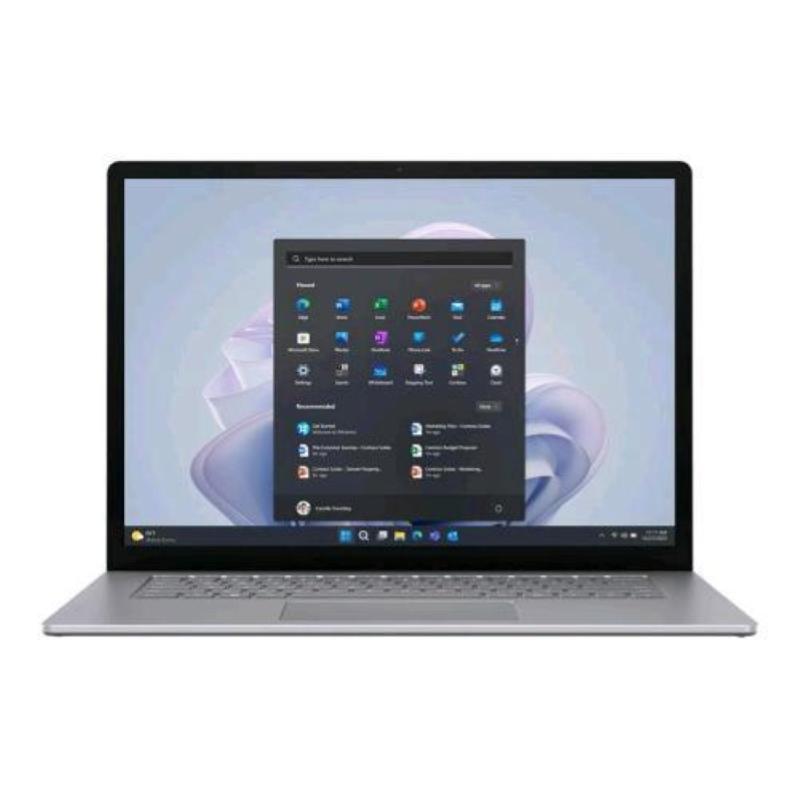 Image of Microsoft surface laptop 5 15 touch screen i7-1265u 3.6ghz ram 16gb-ssd 512gb-win 11 prof platino (riq-00010)