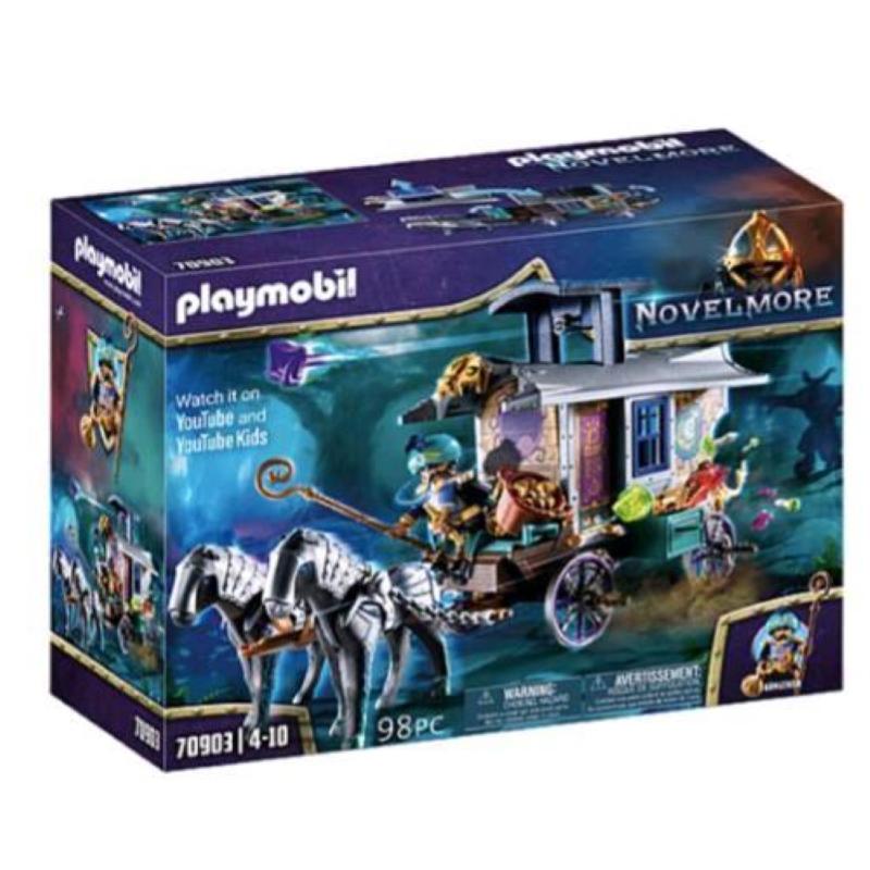 Image of Playmobil novelmore carrozza del mercante