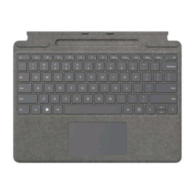 Microsoft surface pro signature keyboard platino cover port qwerty italiano